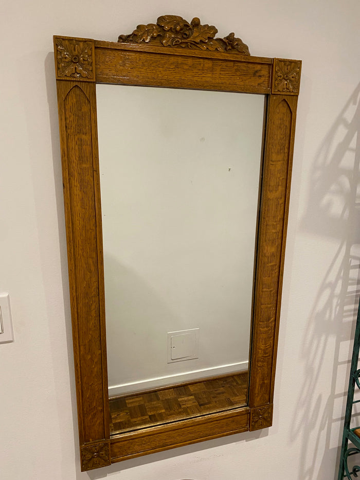 Antique Wood Carved Mirror