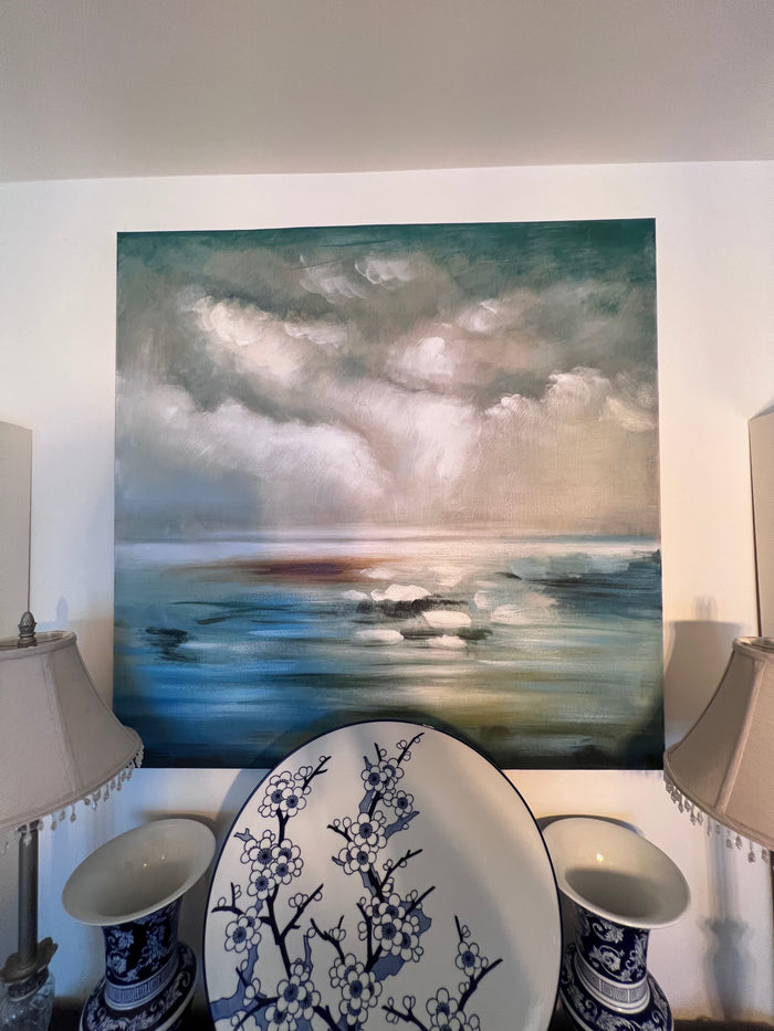 Abstract Ocean Wall Art