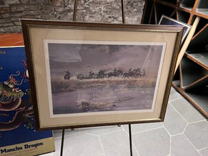 Original Oil Painting "Pride of the 24th" by Bud Bradshaw