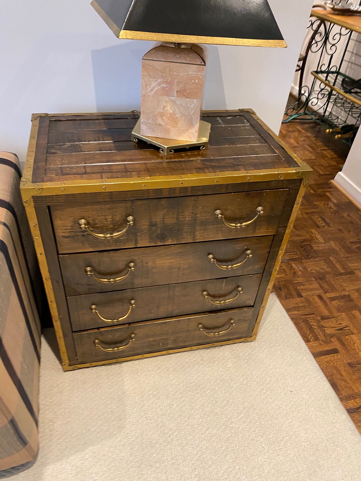 Trunk style chest of drawers discount