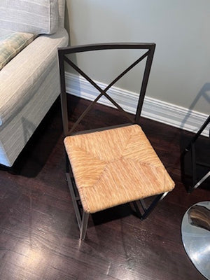Round Glass Breakfast Table + 3 Ikea Chairs