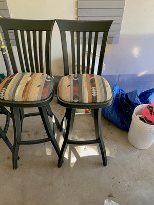 3 MCO Wood Products Bar Stools