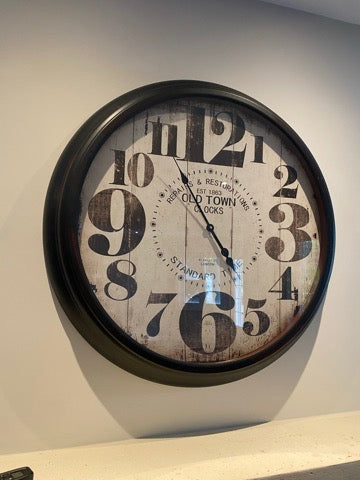 "Old Town Clocks" Wall Decor