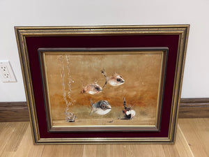 Endre Szasz (Hungarian, 20th Century), Untitled, Mixed media on paper # 1