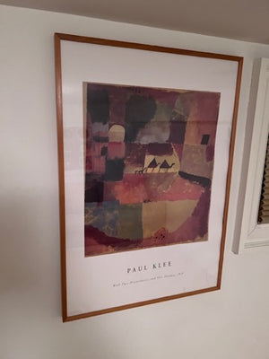 Paul Klee "With Two Dromedaries and One Donkey 1919" Framed Poster