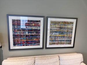2 Colourful Abstract Prints
