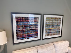 2 Colourful Abstract Prints