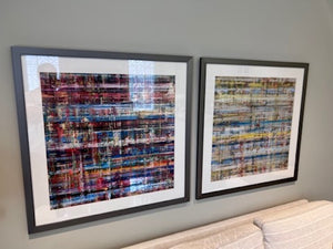2 Colourful Abstract Prints
