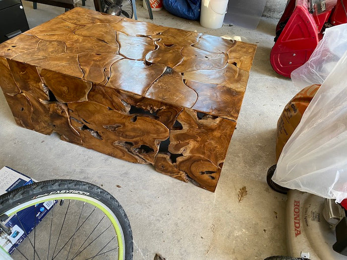 Unique! Live Edge Wood Coffee Table