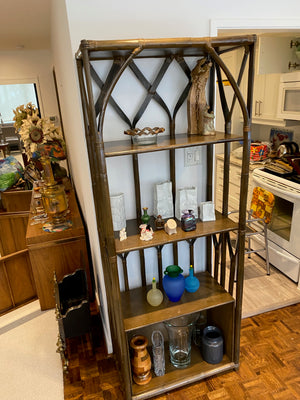 Bamboo Style Etagere