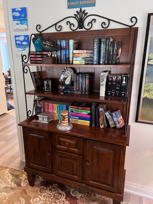 Baker's Rack + Books & Decor