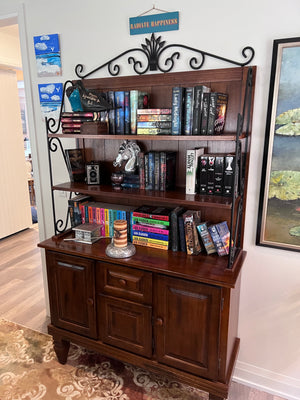 Baker's Rack + Books & Decor