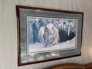 Framed Print- Dozing Lynx by Robert Bateman