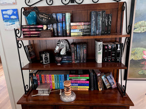 Baker's Rack + Books & Decor