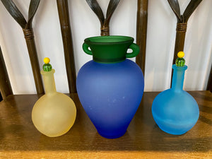 3 Piece Art Glass Lot