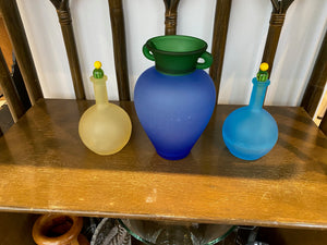 3 Piece Art Glass Lot
