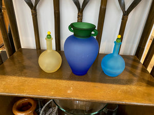3 Piece Art Glass Lot