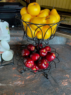 Artificial Fruit in Basket Lot