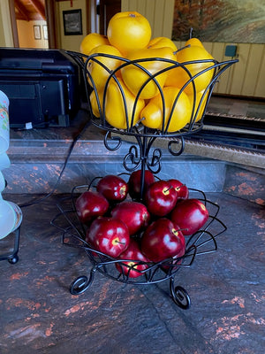 Artificial Fruit in Basket Lot
