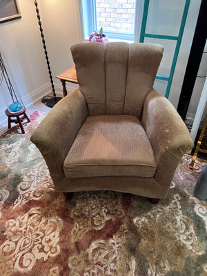 Beige Upholstered Armchair (*2 Available)