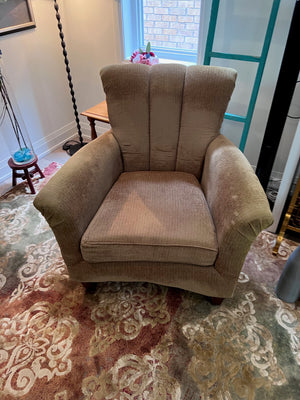 Beige Upholstered Armchair (*2 Available)