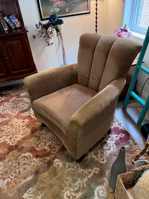 Beige Upholstered Armchair (*2 Available)