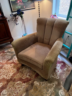 Beige Upholstered Armchair (*2 Available)