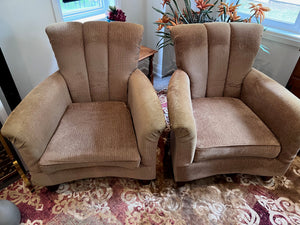 Beige Upholstered Armchair (*2 Available)