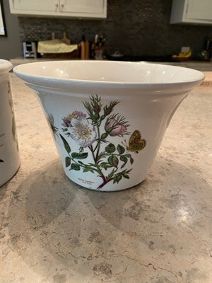 2 The Botanic Garden Portmeirion Ceramic Flower Pots