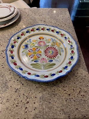 Quimper Round Platter