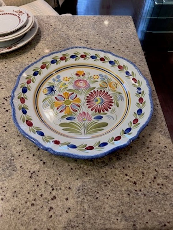 Quimper Round Platter