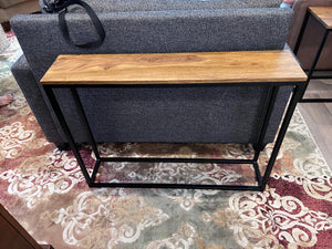 Rustic Style Narrow Sofa Table