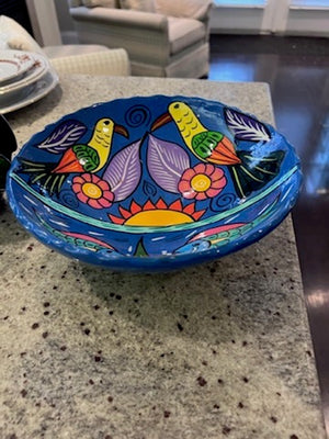 2 Painted Pottery Pieces