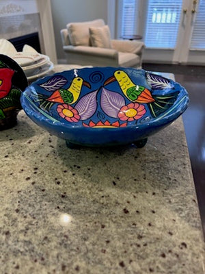 2 Painted Pottery Pieces