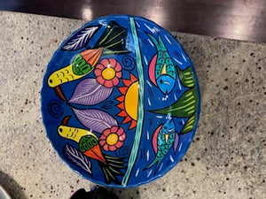 2 Painted Pottery Pieces
