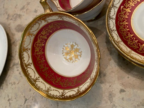 Gladstone China Made in England 7 Cups 4 Saucers Sell My