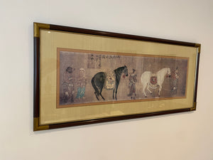 Framed Oriental Screen Print