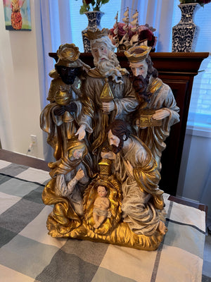 Bombay Company Christmas Nativity Scene Statue