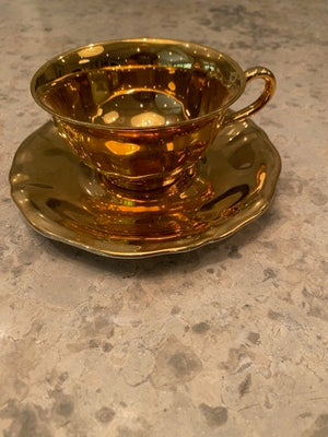 Gold Bavaria Germany Cup & Saucer
