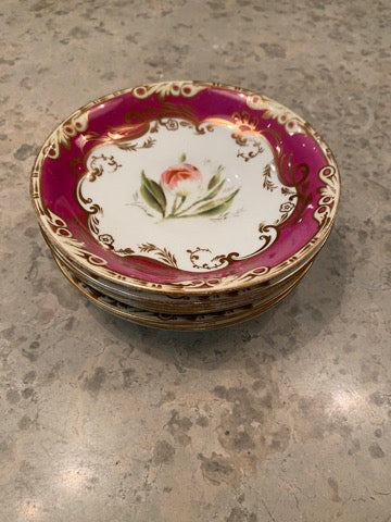 Set of 6 Saucers, Circa 1850's