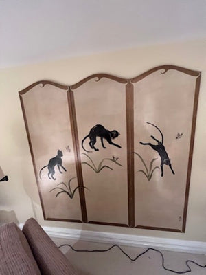3 Panel Wall Mounted Screen