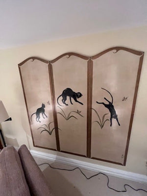 3 Panel Wall Mounted Screen