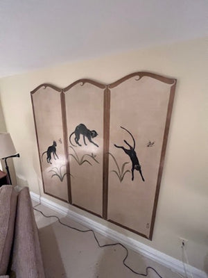 3 Panel Wall Mounted Screen