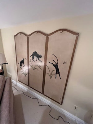3 Panel Wall Mounted Screen
