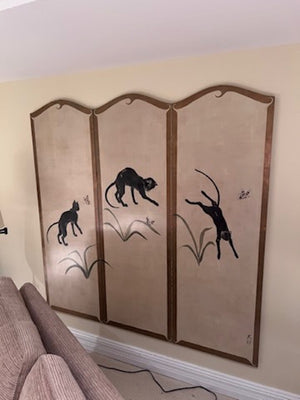 3 Panel Wall Mounted Screen