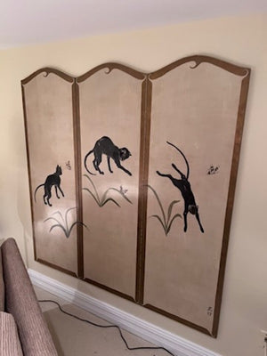 3 Panel Wall Mounted Screen
