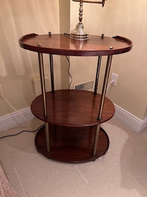 3 Tier Wood Side Table