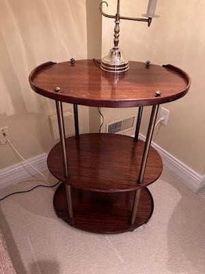 3 Tier Wood Side Table