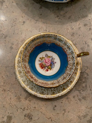 Aynsley Bone China Cup & Saucer D199