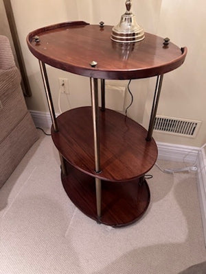3 Tier Wood Side Table